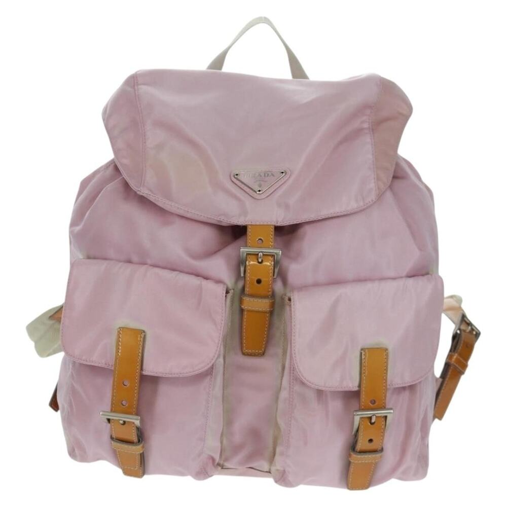 Prada Nylon Backpack Pink